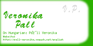 veronika pall business card